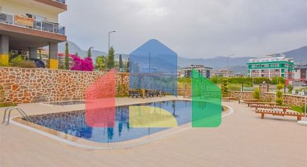 Меблированный пентхаус 2+1 в районе Оба