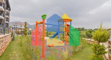 Меблированный пентхаус 2+1 в районе Оба