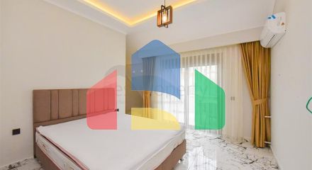 Меблированный пентхаус 2+1 в районе Оба