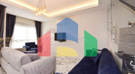 Меблированный пентхаус 2+1 в районе Оба