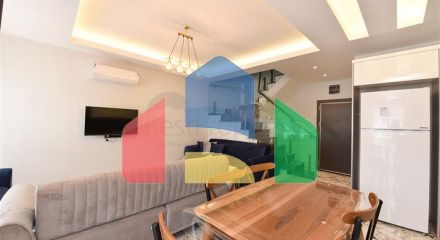 Меблированный пентхаус 2+1 в районе Оба