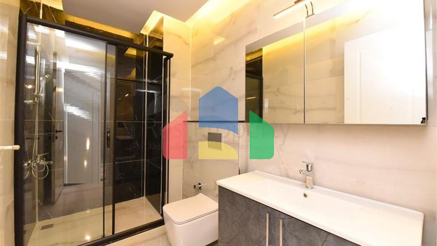 Меблированный пентхаус 2+1 в районе Оба