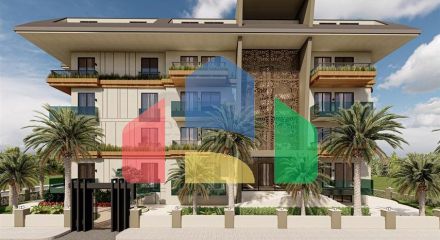 A new project under construction 800 m from the sea in the Oba area