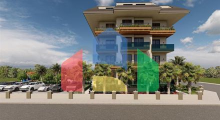 A new project under construction 800 m from the sea in the Oba area
