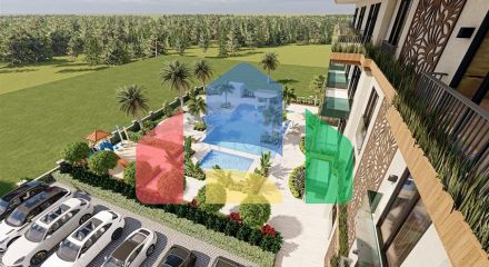 A new project under construction 800 m from the sea in the Oba area