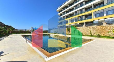 Квартира 1+1 в новом комплексе в районе Оба