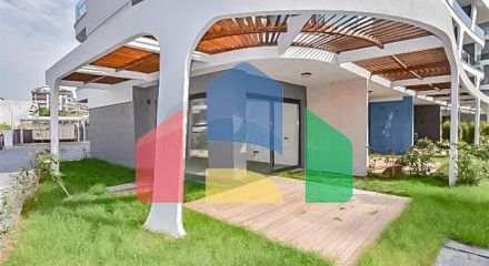 Квартира 1+1 с выходом в сад в районе Оба