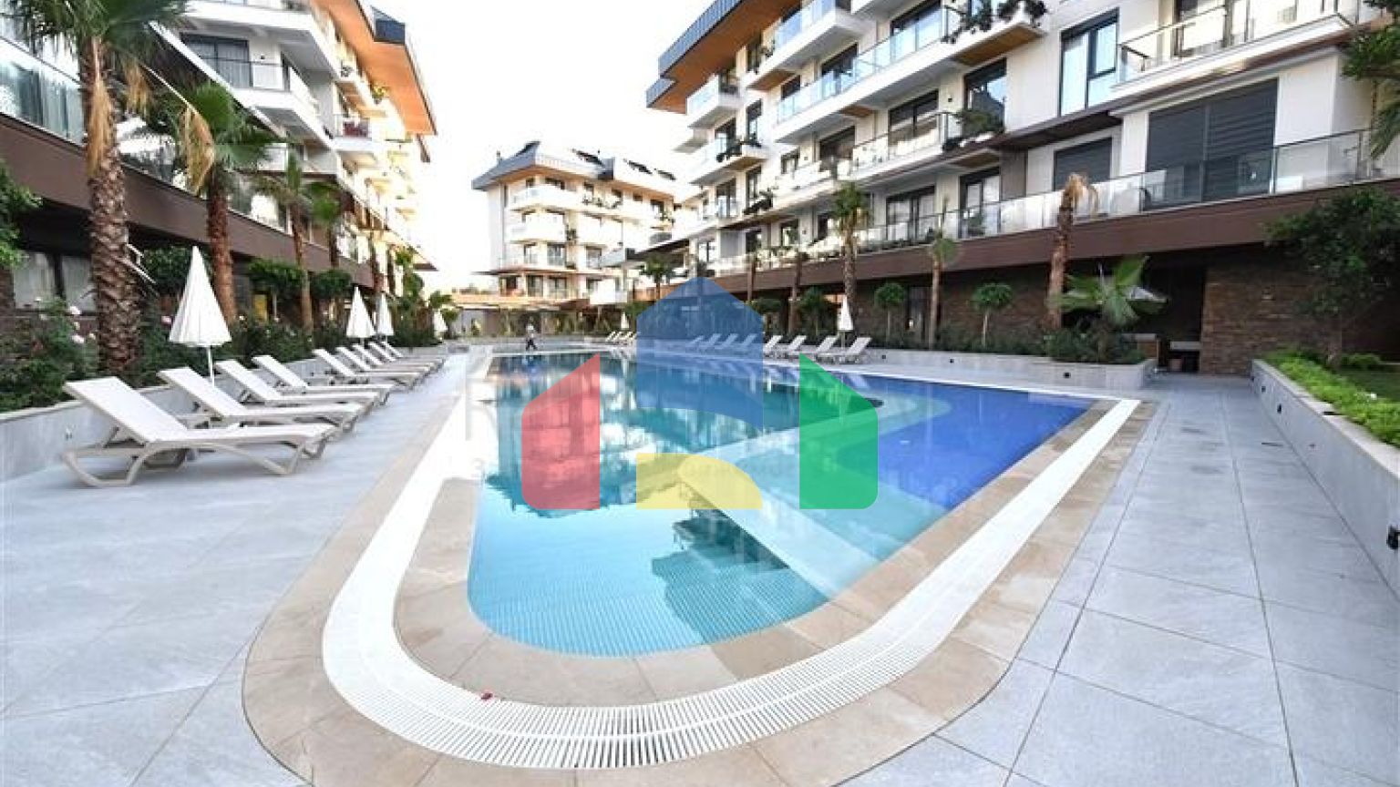 Апартаменти 1 + 1 в новому комплексі з інфраструктурою в районі Оба