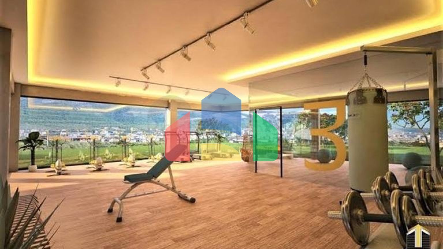 Шикарная квартира планировкой 1+1 в районе Оба