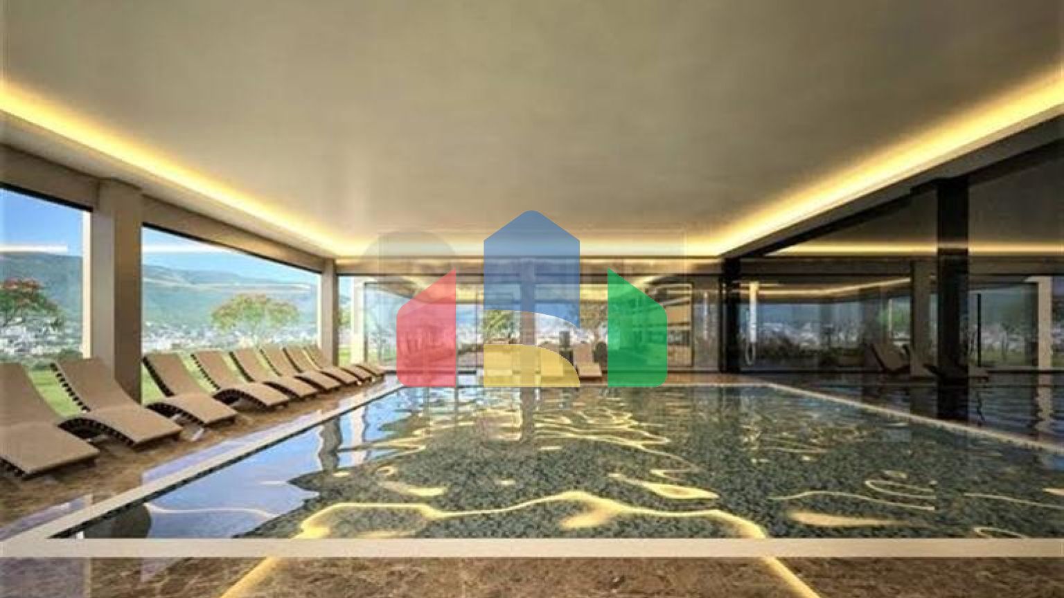 Шикарная квартира планировкой 1+1 в районе Оба