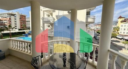 Простора мебльована квартира 2+1 всього в 150 метрах від моря в районі Оба