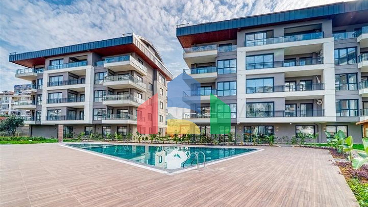 Простора квартира 1+1 в новому житловому комплексі в районі Оба