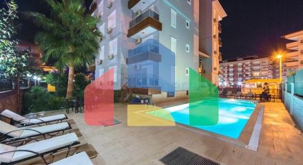 One-bedroom apartment 600 m from the sea in the Oba area