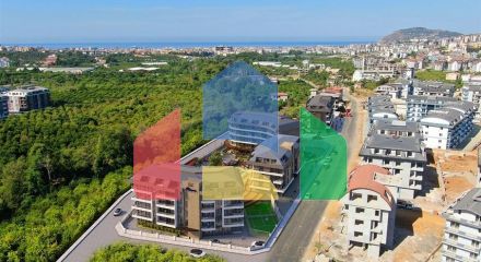 Apartment 1+1 in Oba district