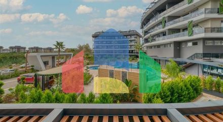Apartment 1+1 in Oba district