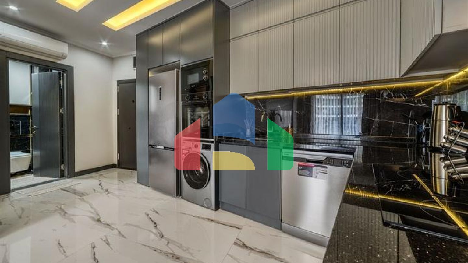 Квартира 1+1 в районе Оба