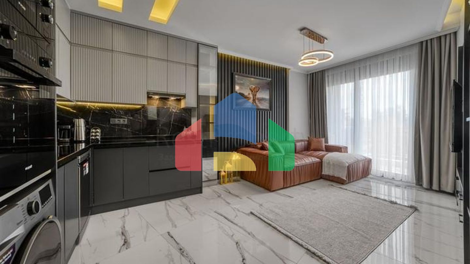 Квартира 1+1 в районе Оба