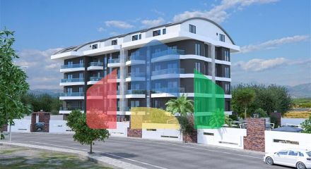 A new residential complex project in the Oba area