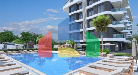 A new residential complex project in the Oba area