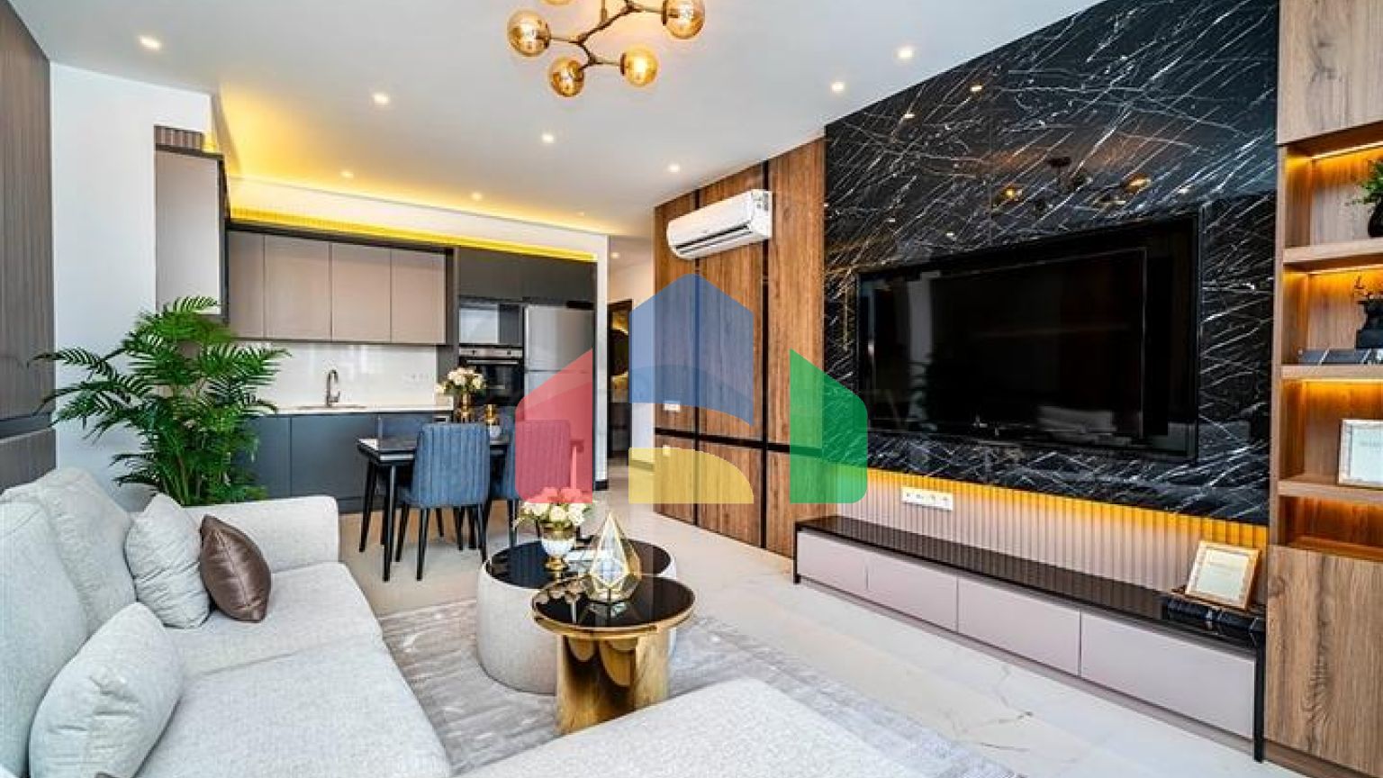 Квартира 2+1 в одном из самых востребованных комплексов в районе Оба