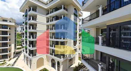 Світла і простора квартира в сучасному житловому комплексі в районі Оба