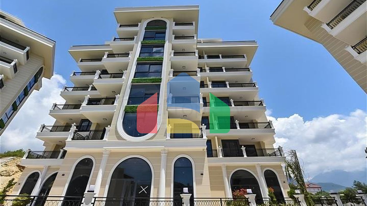 Светлая и просторная квартира в современном жилом комплексе в районе Оба