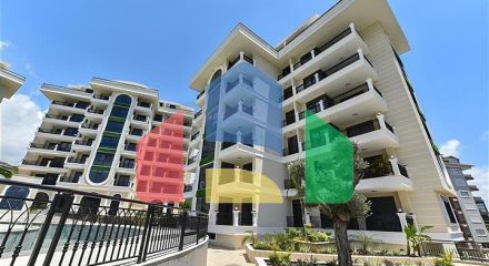 Светлая и просторная квартира в современном жилом комплексе в районе Оба