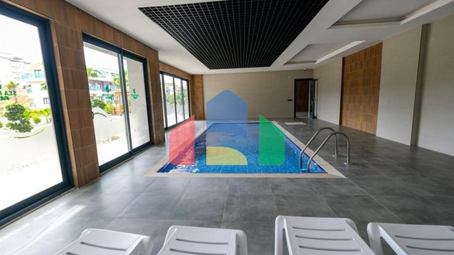 Пентхаус 2 + 1 з видом на море і фортеця Кале в районі Оба