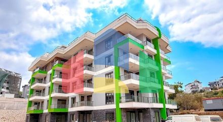 Modern apartments in a complex with rich infrastructure in the Oba area