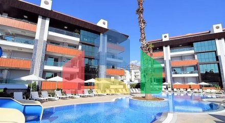 Просторная квартира в районе Оба