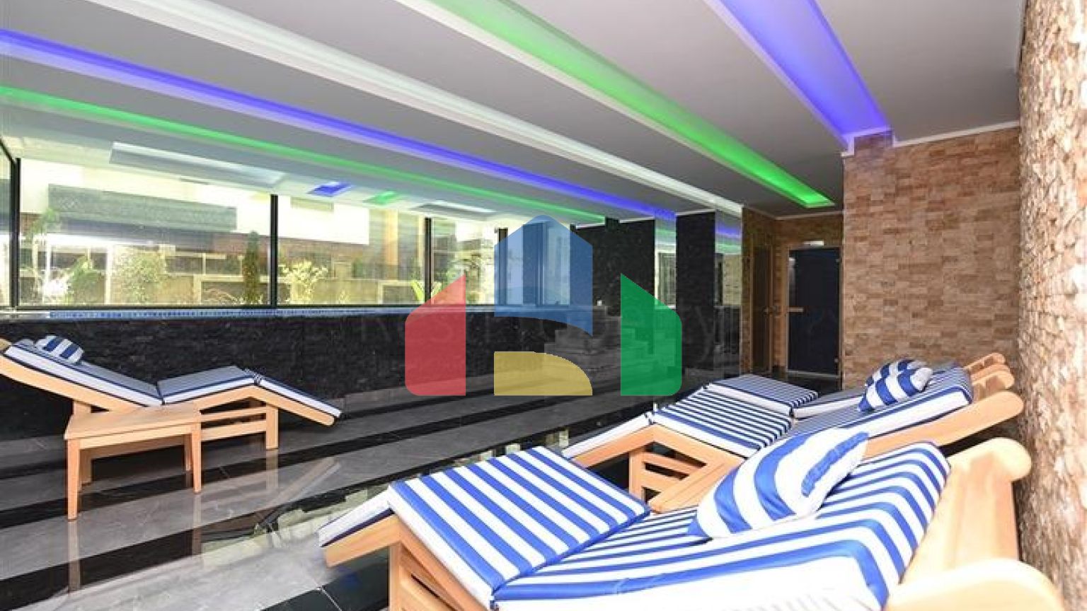 Квартира 1+1 в элитном жилом комплексе в районе Оба