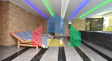 Квартира 1+1 в элитном жилом комплексе в районе Оба