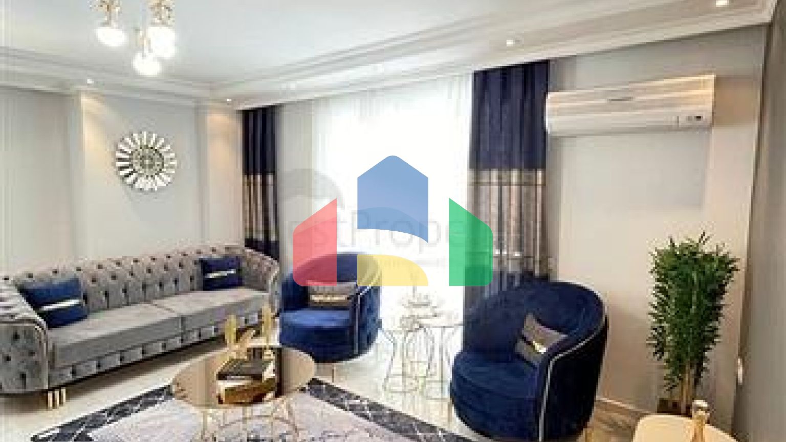 Просторі апартаменти 2+1 всього в 500 м від моря в районі Оба