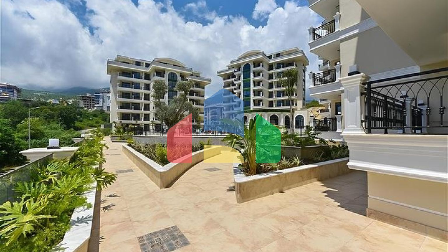 Комплекс семейной концепции в районе Оба