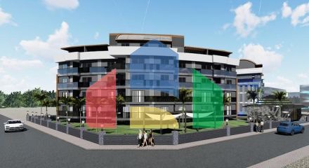 Квартира 1+1 в строящемся проекте района Оба
