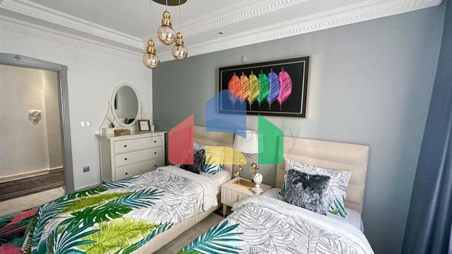 Уютные апартаменты в обжитом комплексе в самом сердце района Оба