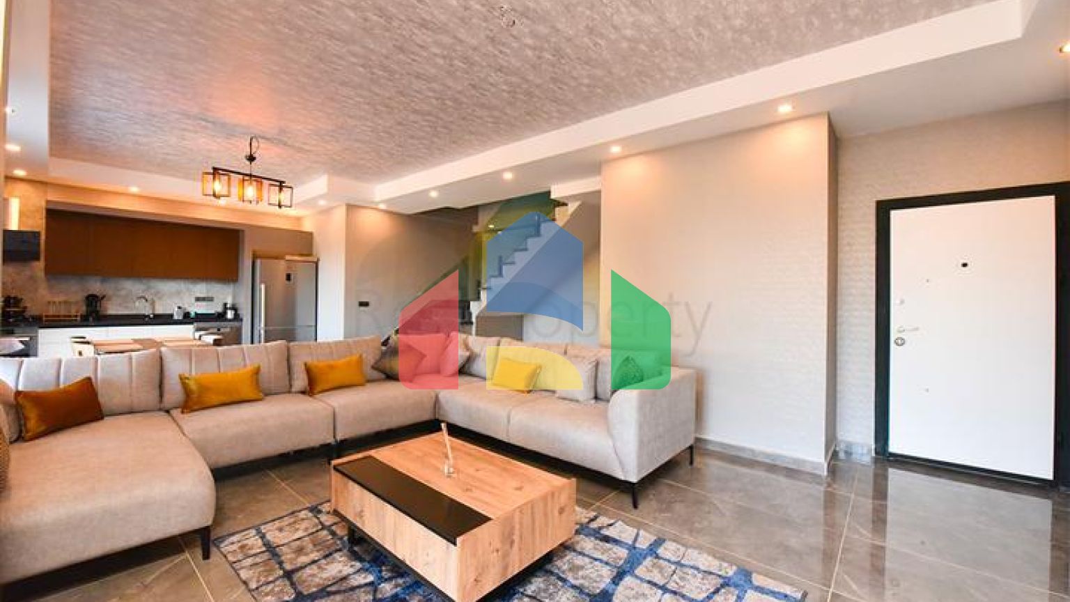 Дуплекс для большой семьи в районе Оба