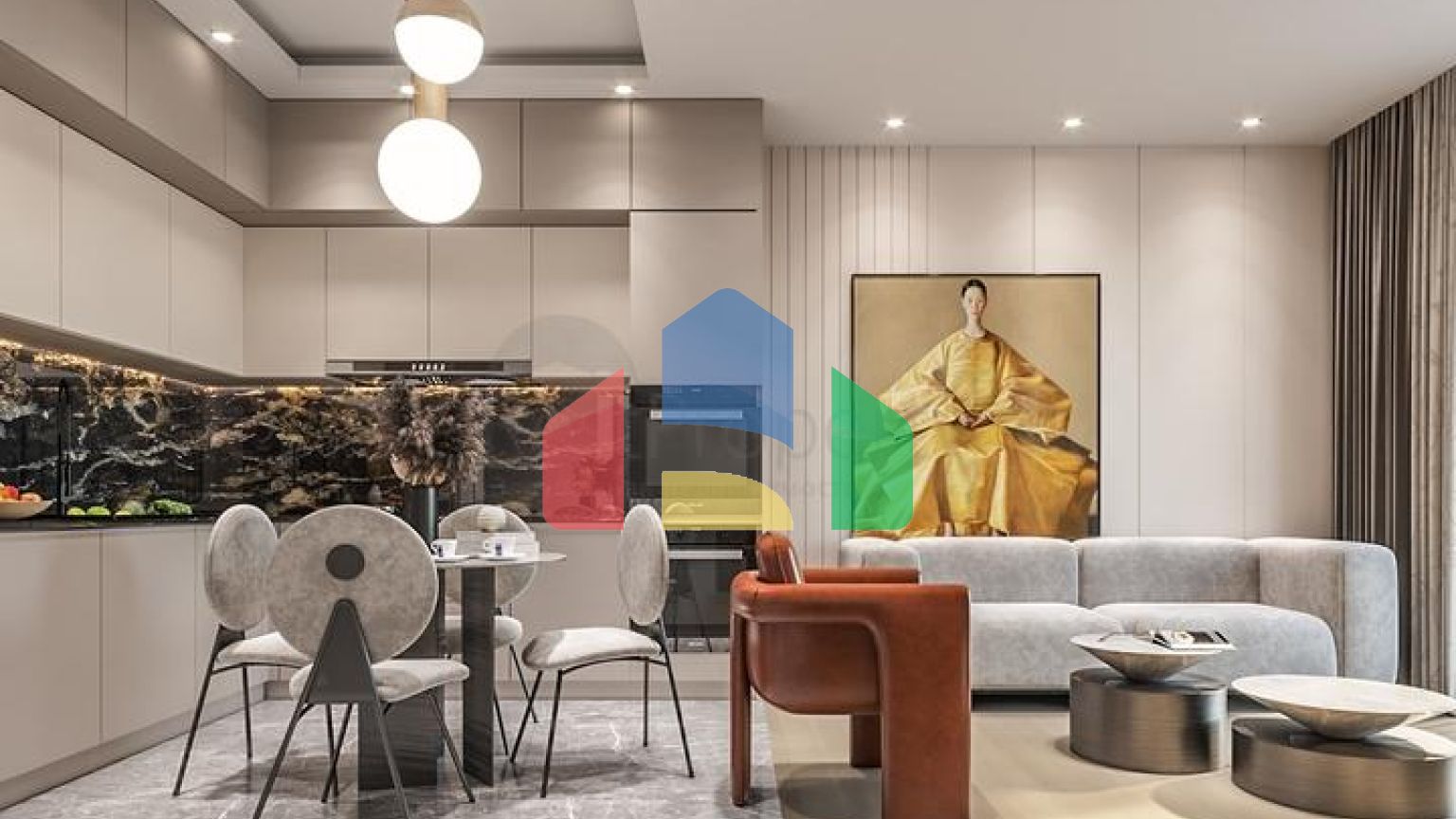 Квартира 1+1 в эксклюзивном комплексе района Оба