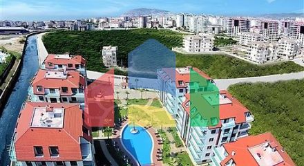 Просторі апартаменти 4 + 1 в елітному комплексі в Оба