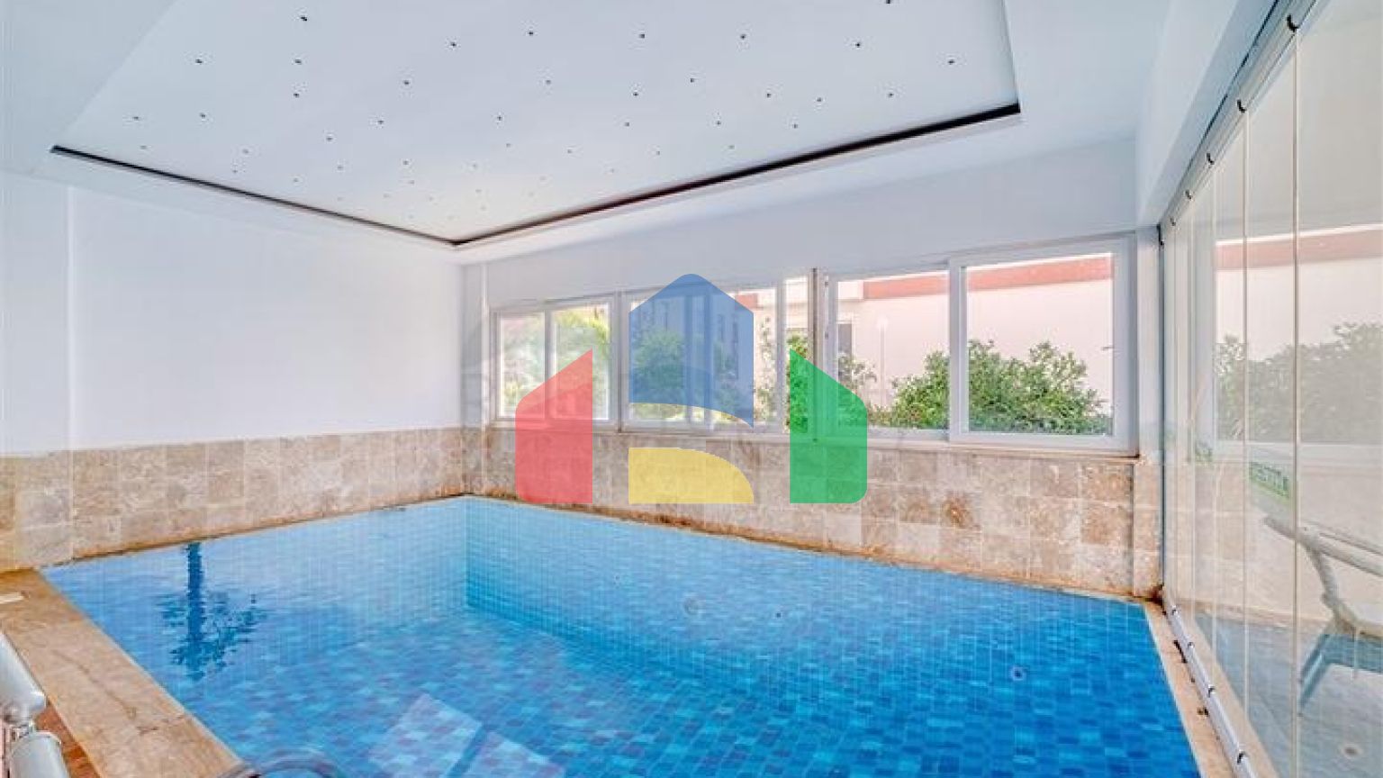 Затишна квартира 2 + 1 з меблями в районі Оба