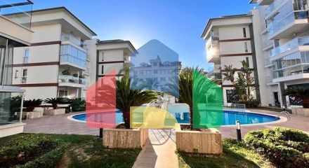 Затишна квартира 2 + 1 з меблями в районі Оба