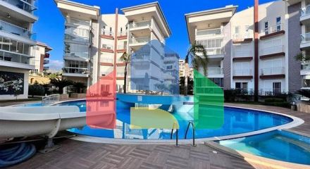 Затишна квартира 2 + 1 з меблями в районі Оба