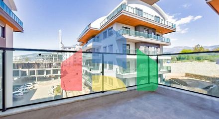 Квартира 1+1 в районе Оба