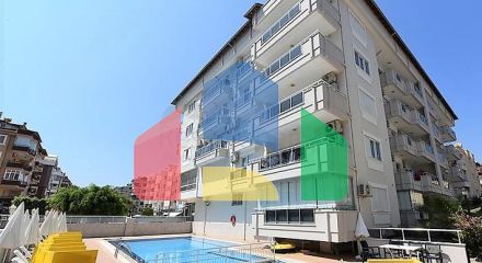 Просторная квартира 2+1 всего в 150 м от моря в районе Оба
