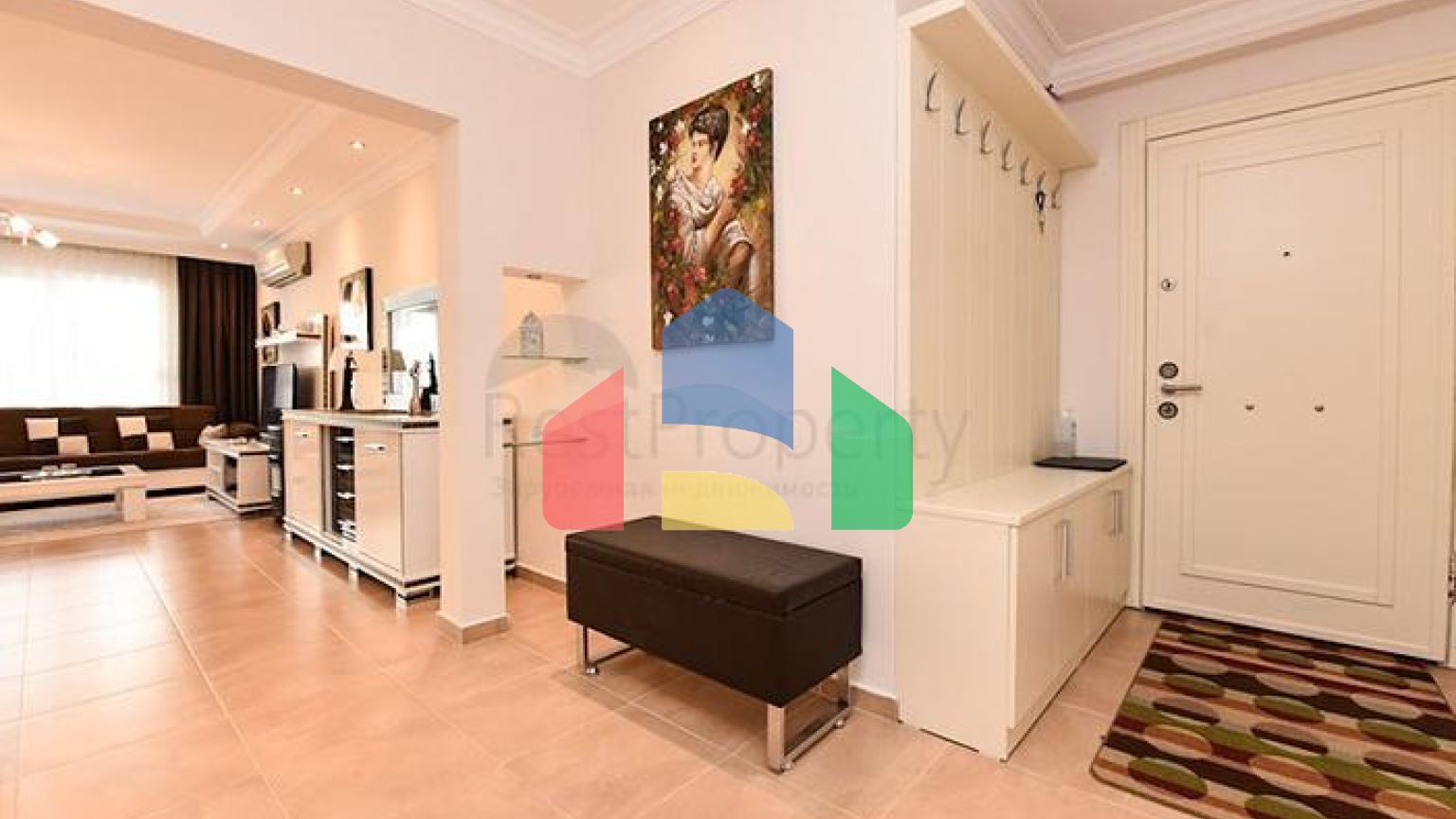 Простора квартира 2+1 всього в 150 м від моря в районі Оба