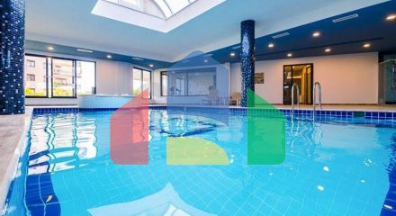 Modern furnished apartment in a residential complex with rich infrastructure in the Oba area