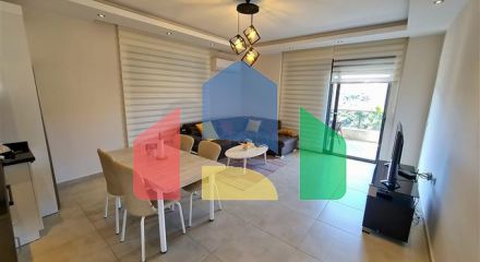 Modern furnished apartment in a residential complex with rich infrastructure in the Oba area