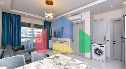 Меблированная квартира 1+1 в районе Оба