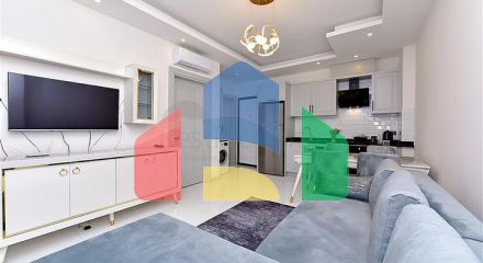 Меблированная квартира 1+1 в районе Оба