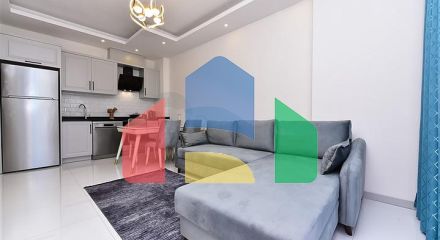 Меблированная квартира 1+1 в районе Оба